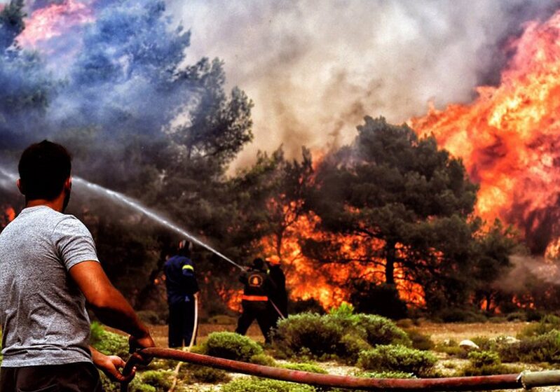  Πυρκαγιές: Μαίνονται τα μέτωπα σε Όλυμπο, Ασπρόπυργο και Ροδόπη