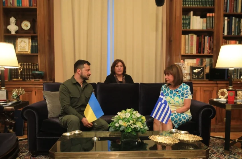  Συνάντηση Σακελλαροπούλου-Ζελένσκι: Την ευχαρίστησε για την στήριξη στην Ουκρανία