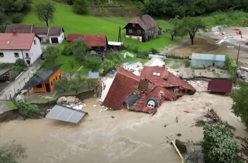  Κομισιόν: 400 εκ. ευρώ σε οικονομική βοήθεια για τη Σλοβενία λόγω πλημμυρών