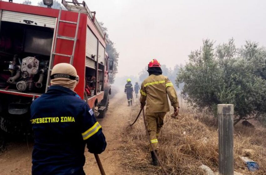  Διαλεκτό Καβάλας: Τραυματίστηκαν πυροσβέστες – Εστάλη 112 για εκκένωση σε 4 οικισμούς