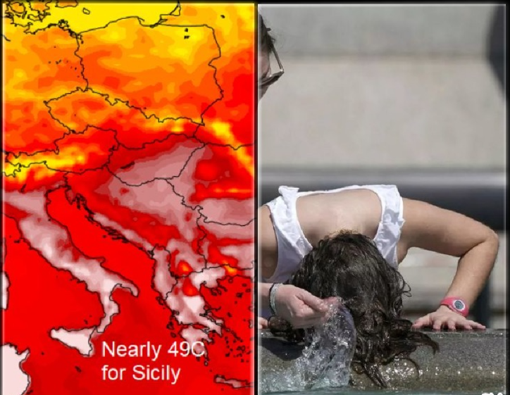  Bloomberg: Ανατροπή πρόγνωσης για τον καύσωνα του Αυγούστου – Θερμοκρασίες σε νέα ύψη ρεκόρ σε Ισπανία, Ιταλία και Ελλάδα