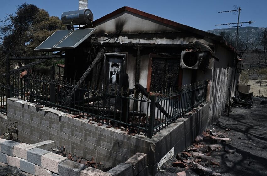  Πυρκαγιές: Θλιβερός απολογισμός σε Αττική, Κορινθία – 118 σπίτια ακατάλληλα