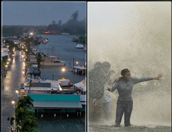  Φλόριντα: Συγκλονιστικά βίντεο από τον τυφώνα Ιντάλια – Ανελέητο σφυροκόπημα στα σπίτια με κύματα 2 μέτρων