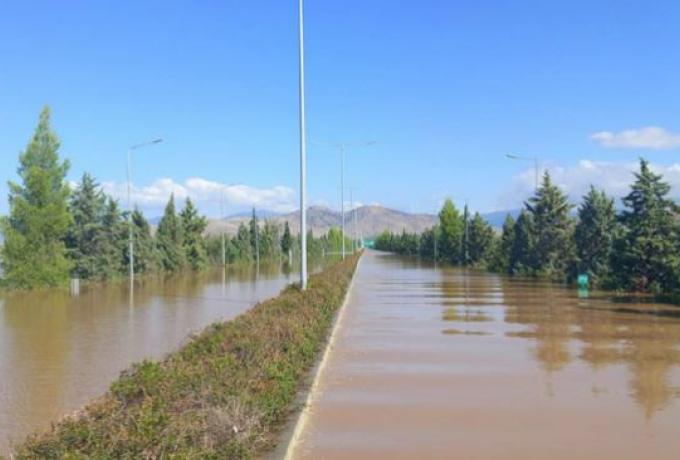  Λίμνη η Εθνική Οδός μετά τα Τέμπη (vid)