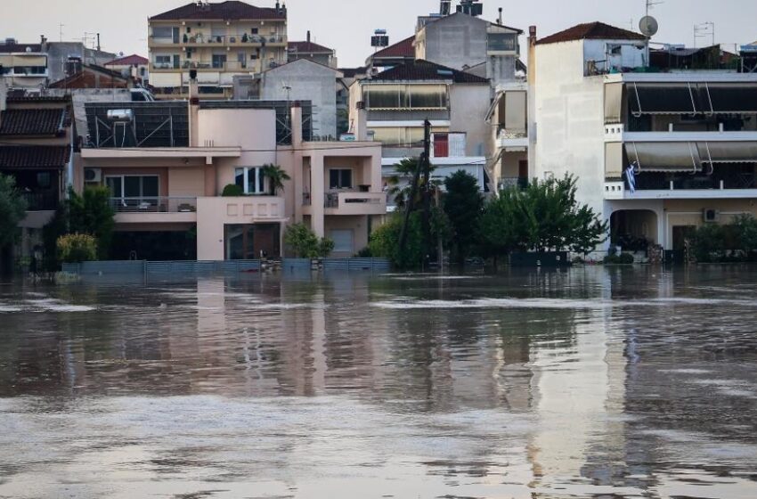  Βόλος και Λάρισα, πόλεις βυθισμένες στις λάσπες και το νερό- Κόβουν την ανάσα τα βίντεο από drones
