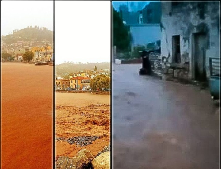  Δραματικές εικόνες στη Βόρεια Εύβοια – Μεγάλες καταστροφές σε Μαντούδι, Ροβιές και άλλες περιοχές – Πλημμύρες σε Βλοχό, Πήλιο (εικόνες, vid)