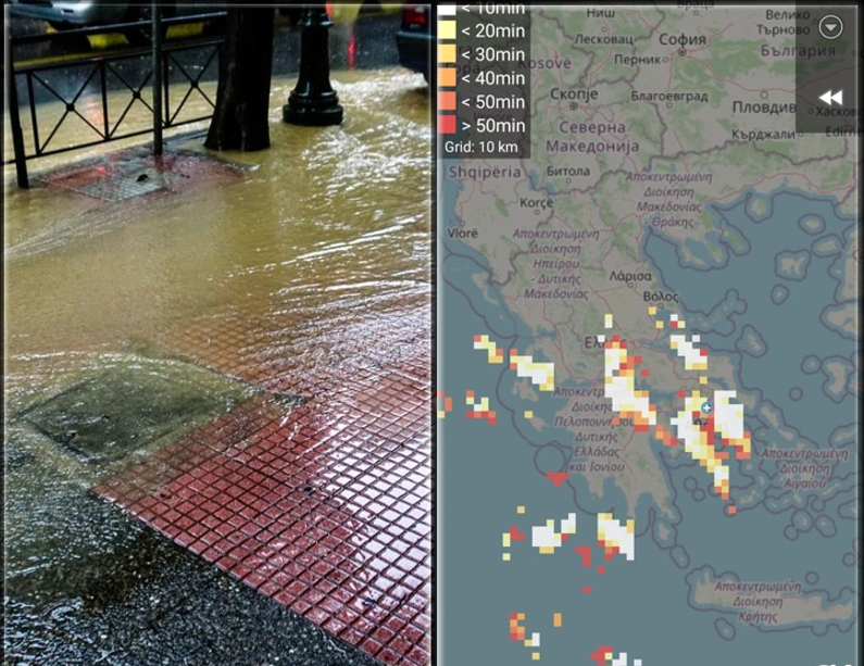 κακοκαιρια αττικη