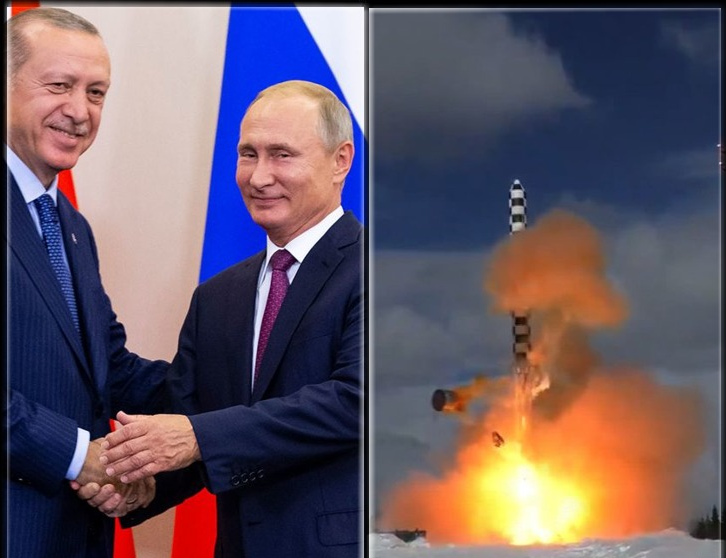  Σε θέση μάχης ο πυρηνικός πύραυλος “Satan II” – Η Μόσχα ανεβάζει τις απειλές λίγο πριν από τη συνάντηση Πούτιν με Ερντογάν – Τι θα συζητήσουν