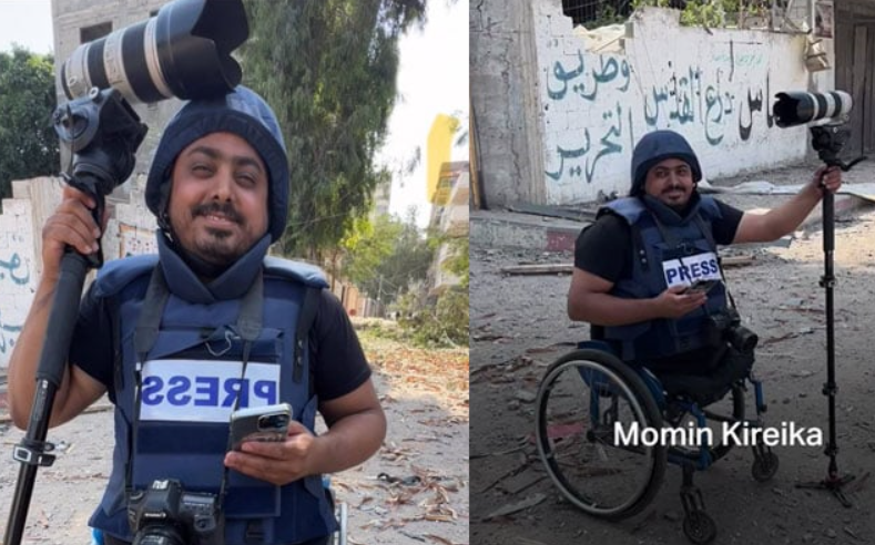  Γάζα: Συγκλονίζει ο δημοσιογράφος που καλύπτει τα γεγονότα, παρότι έμεινε ανάπηρος λόγω ισραηλινής επίθεσης το 2008 (vid)