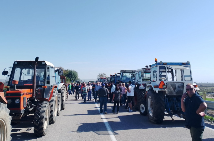  Καρδίτσα: Αγροτικοί σύλλογοι πραγματοποίησαν κινητοποίηση με τρακτέρ