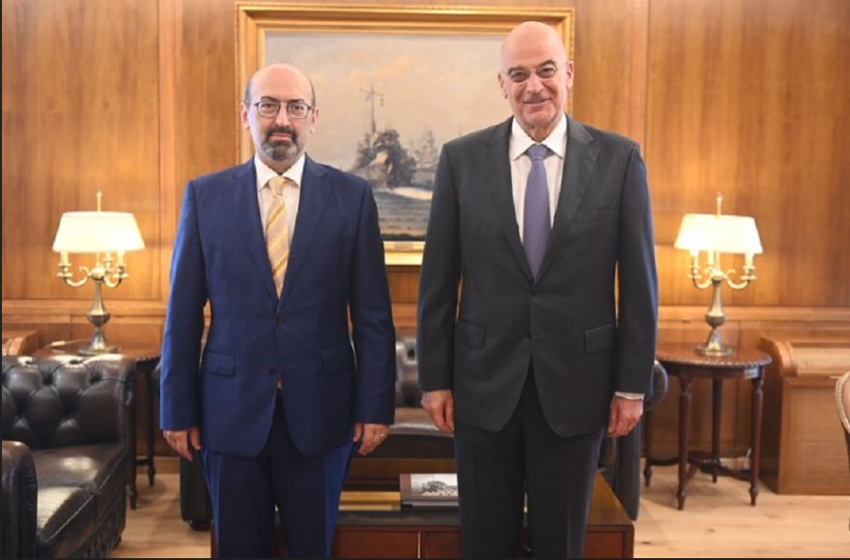  Συνάντηση Δένδια με τον πρέσβη της Αρμενίας