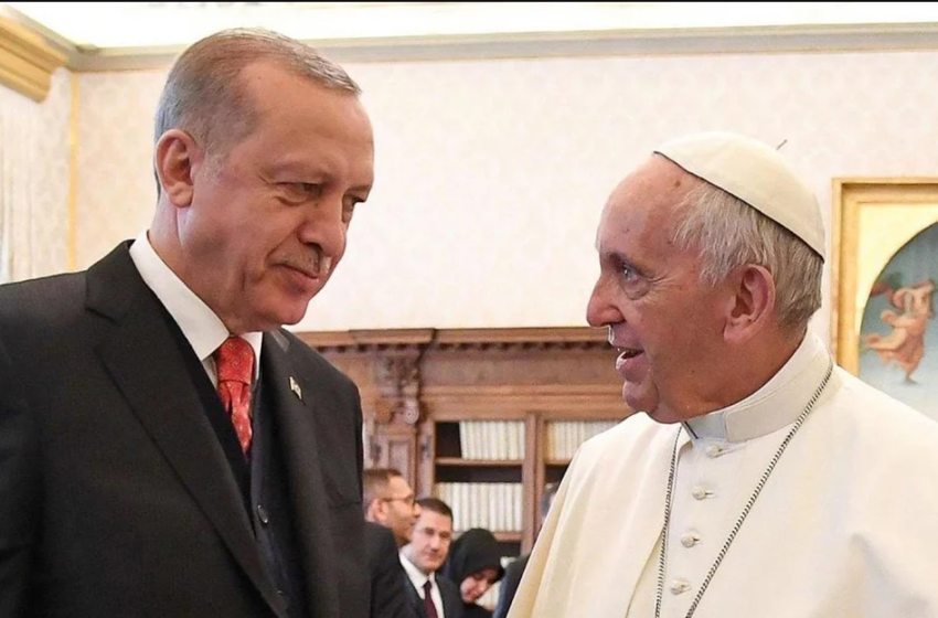  Επικοινωνία Πάπα Φραγκίσκου με Ερντογάν -Το Βατικανό προκρίνει τη λύση των δύο κρατών Ισραήλ, Παλαιστίνης