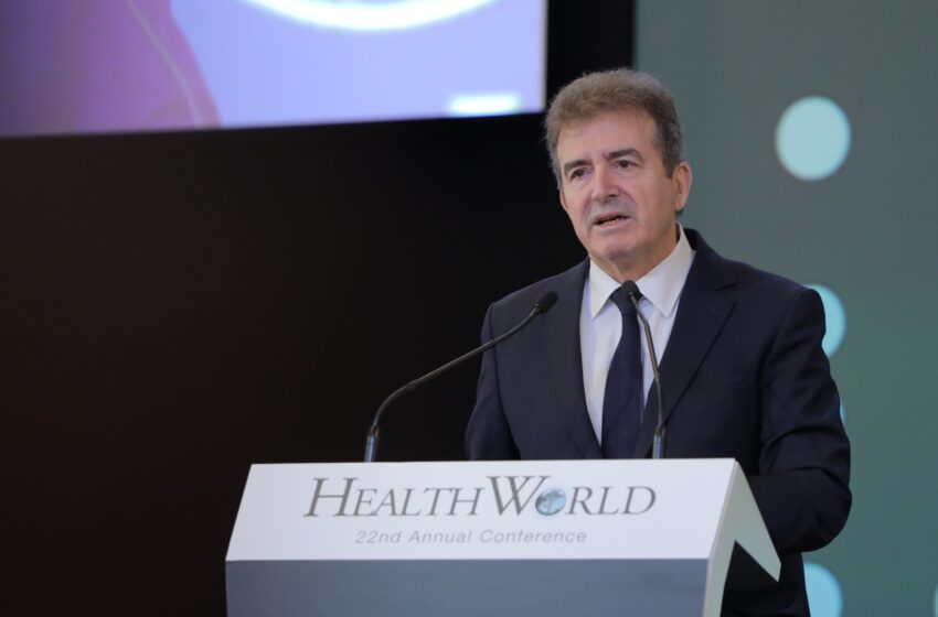  Χρυσοχοΐδης στο Συνέδριο HealthWorld: “Δημιουργία εθνικής πολιτικής για το φάρμακο που θα ενισχύσει την παραγωγή στη χώρα”