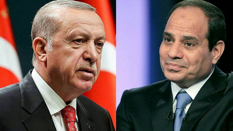  Τηλεφωνική επικοινωνία Ερντογάν με τον πρόεδρο της Αιγύπτου αλ Σίσι