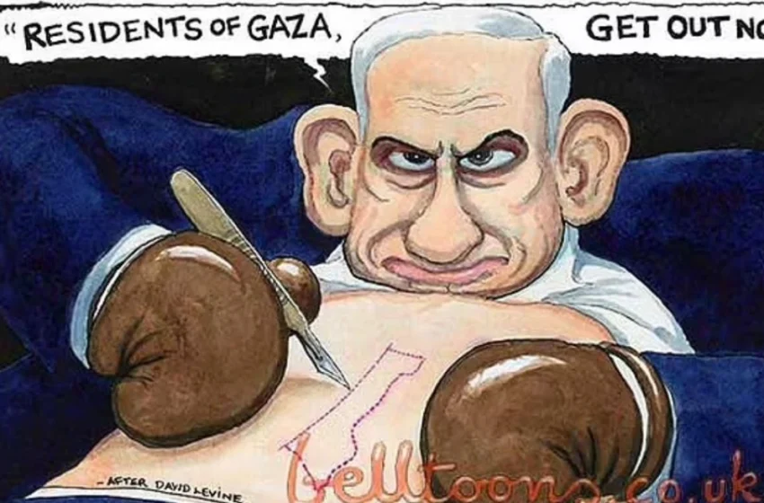  Guardian: Απέλυσε πολιτικό γελοιογράφο για αντισημιτικό σκίτσο του Νετανιάχου