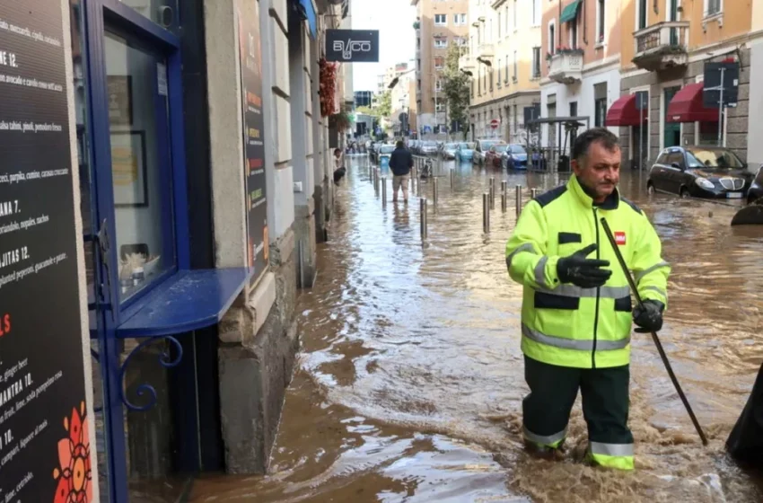  Πλημμύρισε η βόρεια Ιταλία: Έπεσαν γέφυρες, εκκενώθηκαν σπίτια, υπερχείλισε η λίμνη Κόμο (vid)