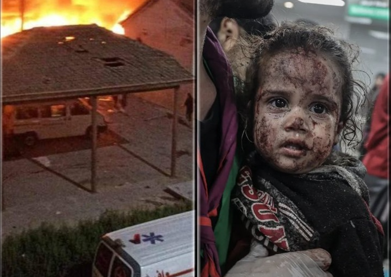  Εικόνες φρίκης από τη σφαγή στο νοσοκομείο στη Γάζα – Συνεχίζονται οι βομβαρδισμοί σε αμάχους- Βίντεο που συγκλονίζουν