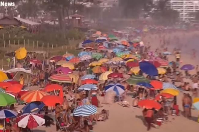  Απόκοσμες θερμοκρασίες στη Βραζιλία, 58,5 βαθμοί Κελσίου στο Ρίο ντε Τζανέιρο (vids)