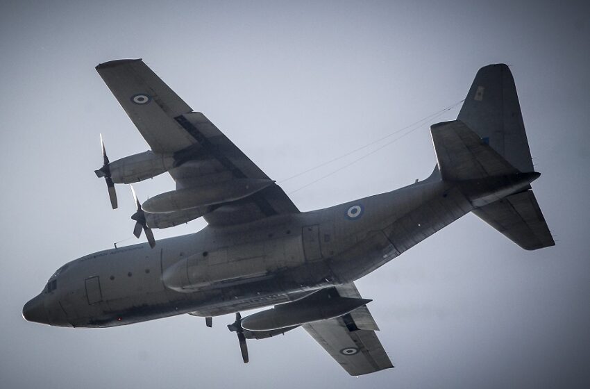  Αναχώρησε από την Ελλάδα το C-130 με ανθρωπιστική βοήθεια για τη Λωρίδα της Γάζας