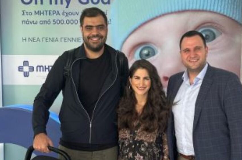  Παύλος Μαρινάκης: Με τον νεογέννητο γιο του επέστρεψε σπίτι 