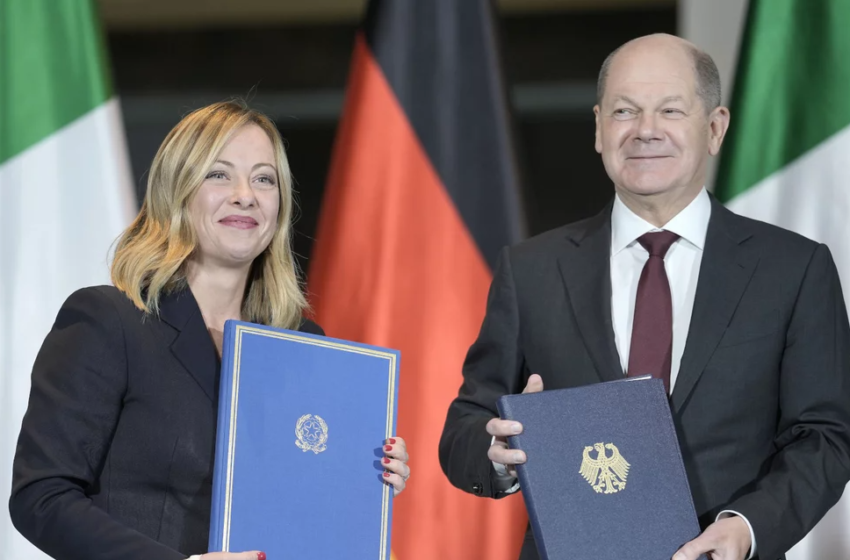  Γερμανία: Σολτς και Μελόνι υπέγραψαν Σχέδιο Δράσης διμερούς συνεργασίας