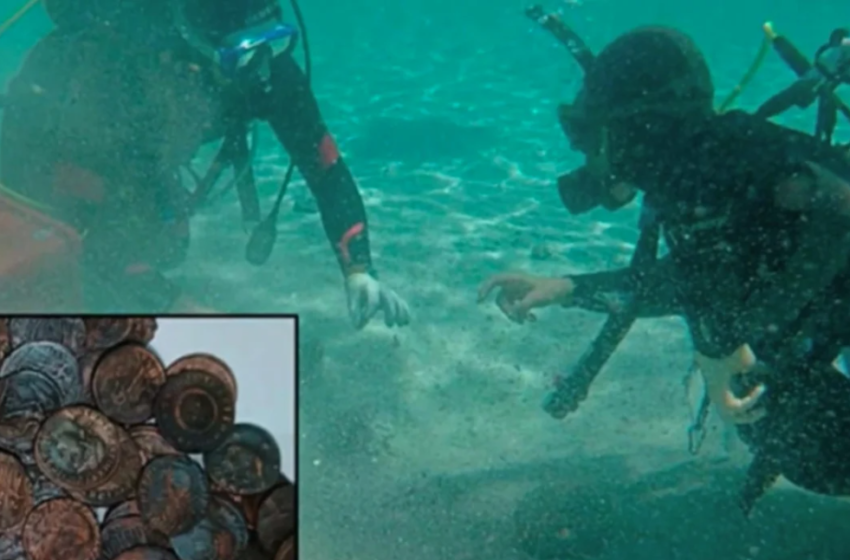  Ιταλία: Δύτης ανακάλυψε έως και 50.000 ρωμαϊκά νομίσματα ανοιχτά της Σαρδηνίας