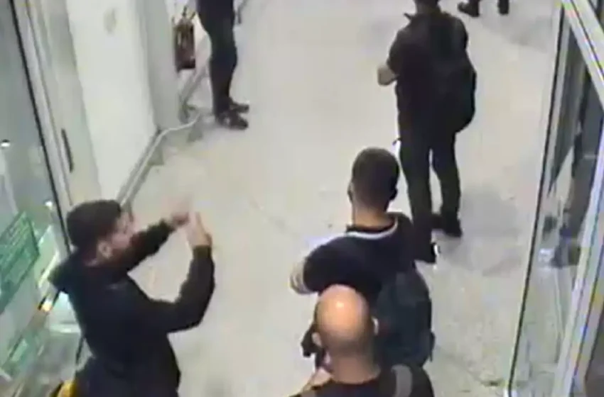  Βίντεο από την σύλληψη των Ιταλών ακροδεξιών στο Ελ. Βενιζέλος