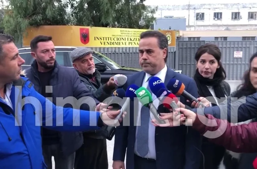  Συνάντηση Παπασταύρου-Μπελέρη στις αλβανικές φυλακές – “Οι στιγμές είναι δύσκολες”