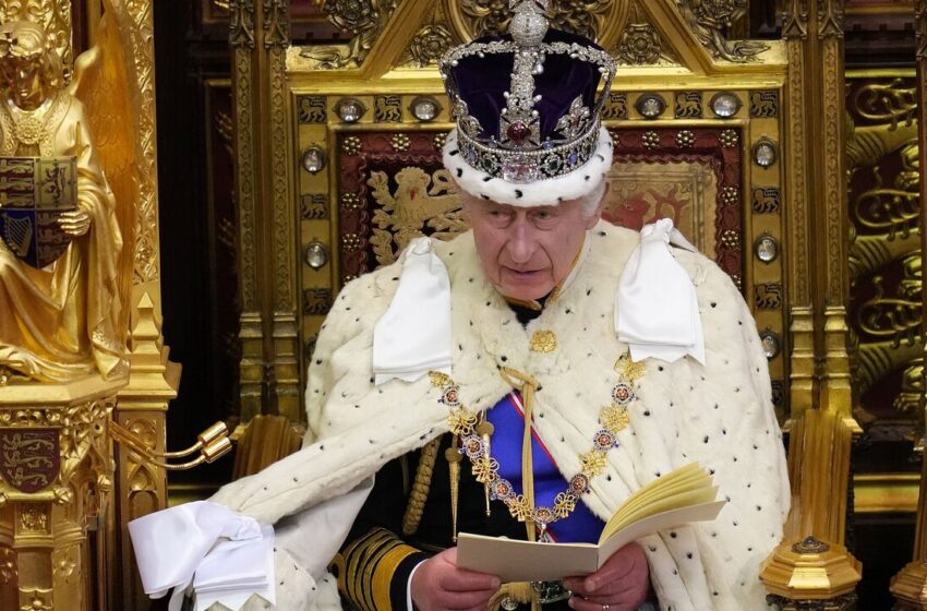  Η πρώτη ομιλία του Βασιλιά Κάρολου στο βρετανικό κοινοβούλιο