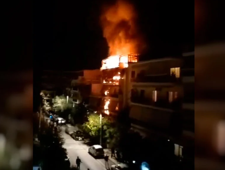  Άνω Πατήσια: Συγκλονιστικό βίντεο από τη φωτιά σε διαμέρισμα στην οποία έχασε τη ζωή της γυναίκα