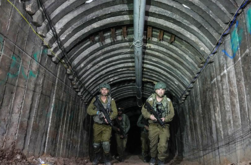  Μεσανατολικό: Ο ισραηλινός στρατός ανακάλυψε “το μεγαλύτερο τούνελ” κάτω από τη Λωρίδα της Γάζας