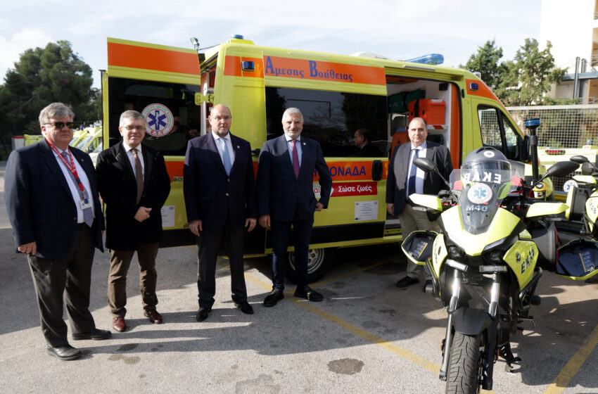  Συνεχίζεται η ενίσχυση και αναβάθμιση του στόλου του ΕΚΑΒ