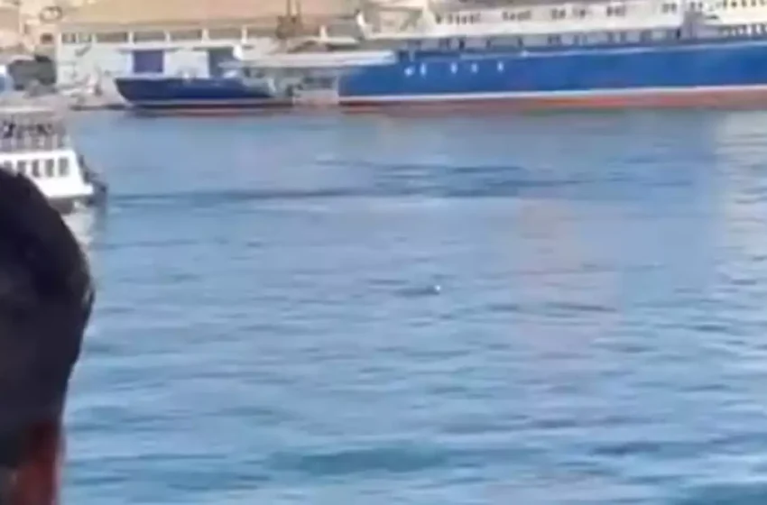  Πέραμα: Νέο βίντεο με την γυναίκα που έπεσε στη θάλασσα