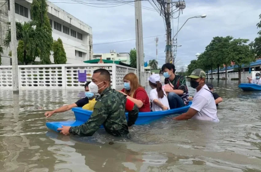  Ταϊλάνδη: Δεκάδες χιλιάδες άνθρωποι επλήγησαν από μεγάλες πλημμύρες