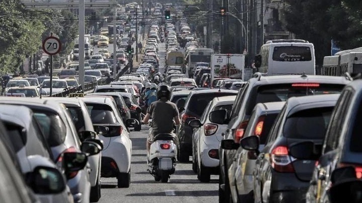  Κυκλοφοριακό πρόβλημα σε κεντρικούς δρόμους και λόγω τροχαίων