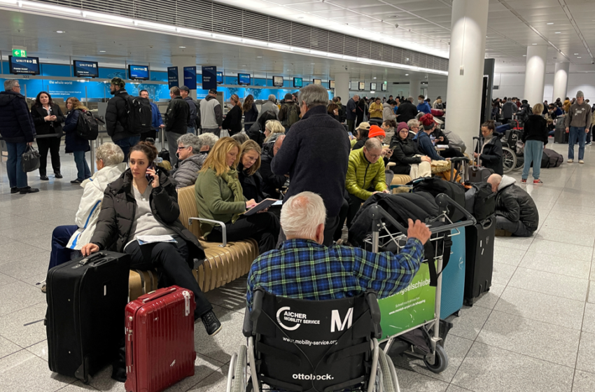  Μόναχο: Σε απόγνωση οι έλληνες επιβάτες -“Μάς παράτησαν στο αεροδρόμιο” (vid)