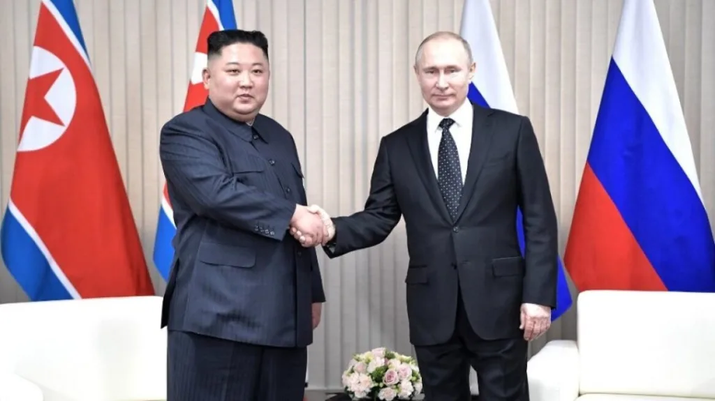 putin kim rwsia voreia korea