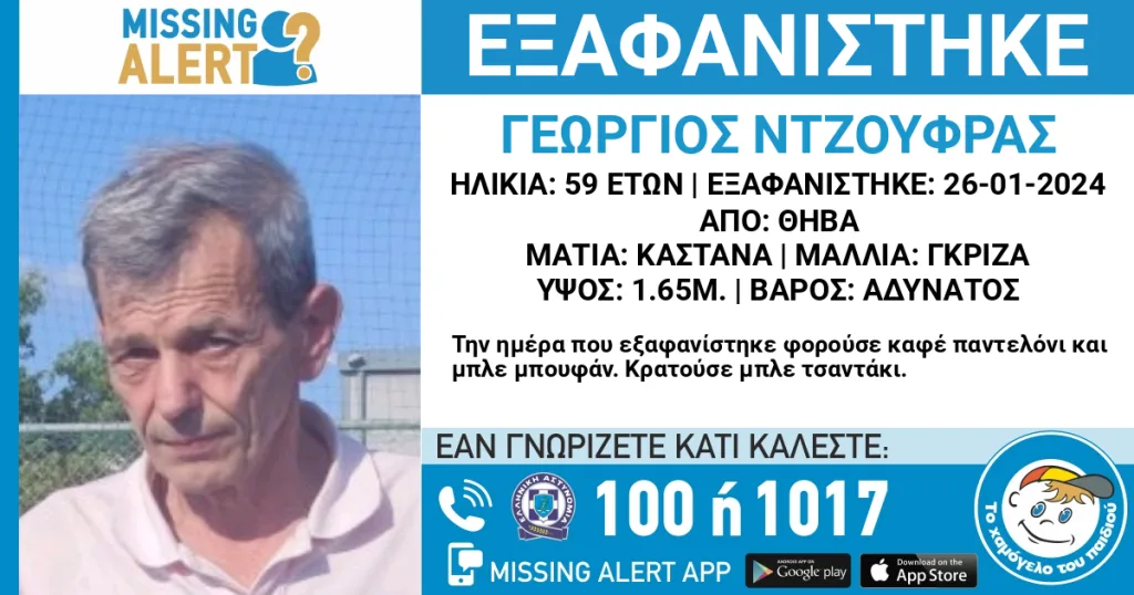 thiva exafanisi 59xronos georgios ntzoufras