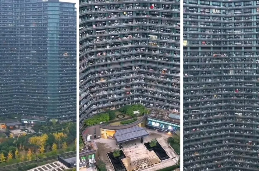  Κίνα: ”Δυστοπικό” κτίριο στεγάζει 20.000 ανθρώπους – Ποτέ δεν χρειάζεται να βγουν έξω (φωτο/vid)