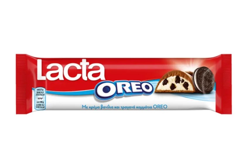  Ανακαλούνται μπάρες σοκολάτας Oreo Lacta