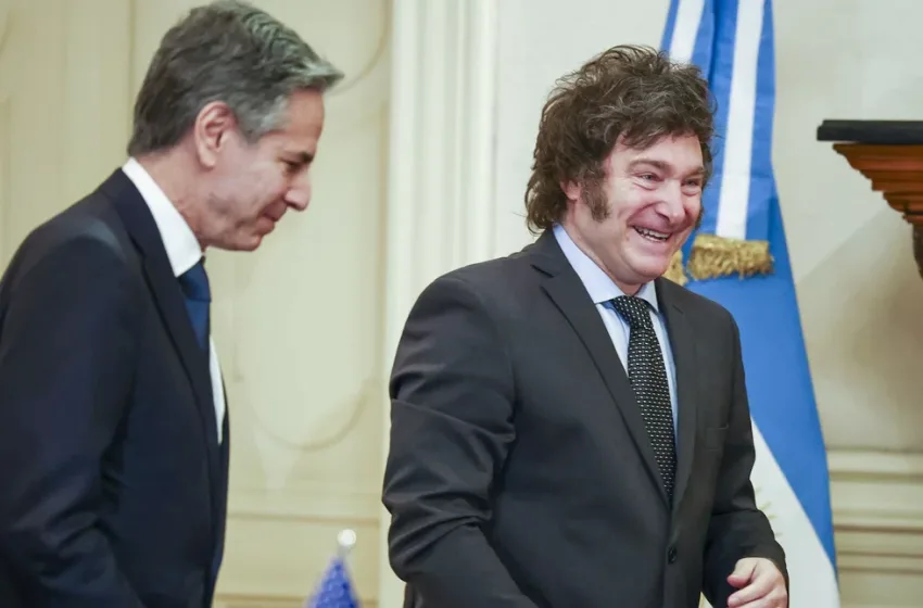  Συνάντηση Μπλίνκεν-Μιλέι: “Η Αργεντινή επιστρέφει στο πλευρό της Δύσης”