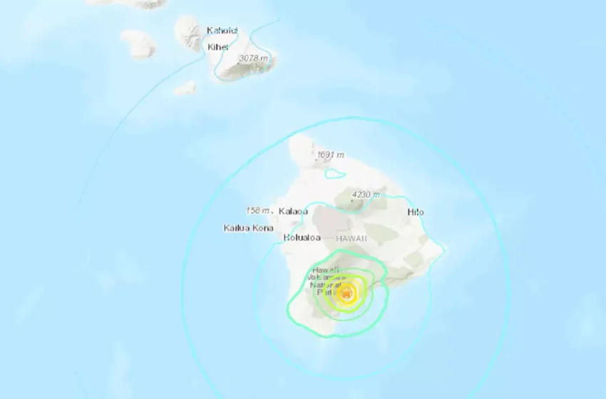  Σεισμός 5,7 Ρίχτερ στη Χαβάη (vid)