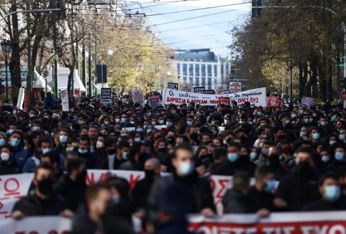  Πάνω από 10.000 φοιτητές στο Πανεκπαιδευτικό Συλλαλητήριο στην Αθήνα ενάντια στα ιδιωτικά Πανεπιστήμια