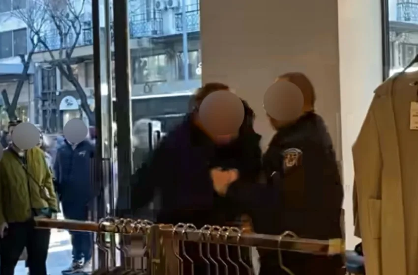  Θεσσαλονίκη:Σεκιουριτάς και πελάτης πιάστηκαν στα χέρια για ένα παλτό (vid)