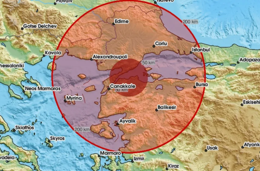  Τουρκία:Ισχυρός σεισμός 4,6 Ρίχτερ -Βίντεο την στιγμή του “χτυπήματος” -Η εκτίμηση Λέκκα