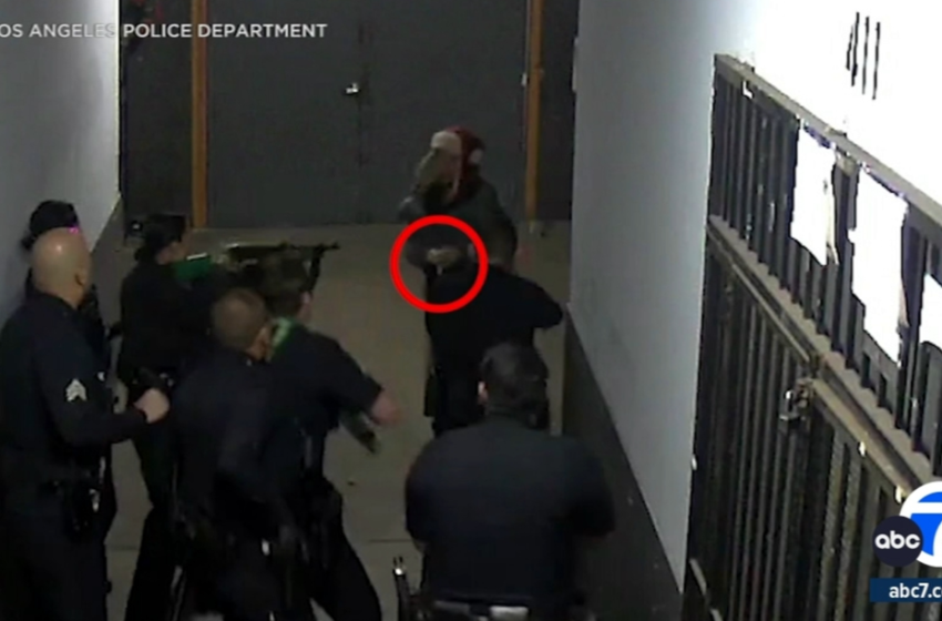  Αστυνομικοί του LAPD εκτέλεσαν άνδρα που κρατούσε πλαστικό πιρούνι… σοκαριστικό βίντεο