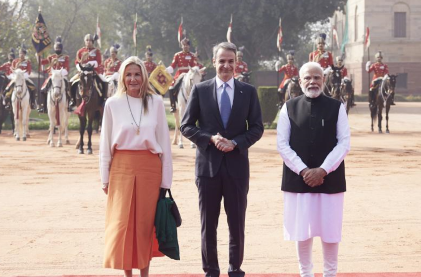  Στο Νέο Δελχί ο Μητσοτάκης: Στρατηγική η εταιρική σχέση μας με την Ινδία