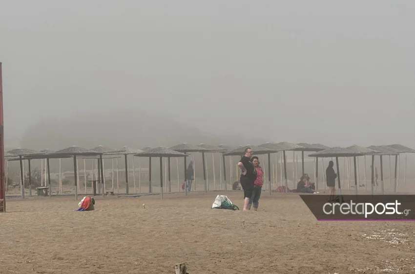  Κρήτη: Βυθίστηκε στην αφρικανική σκόνη το Ηράκλειο