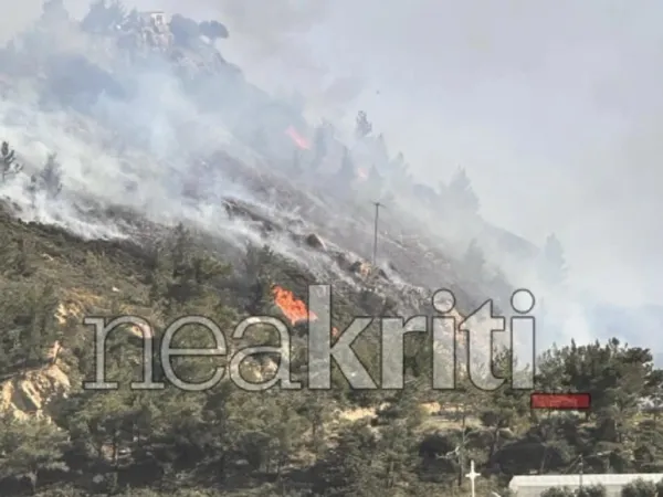  Μεγάλη φωτιά στην Ιεράπετρα