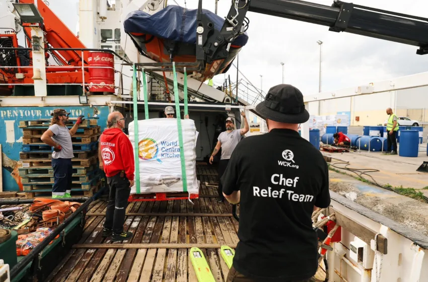  Γάζα: Αναχωρεί από την Κύπρο πλοίο με ανθρωπιστική βοήθεια (vid)